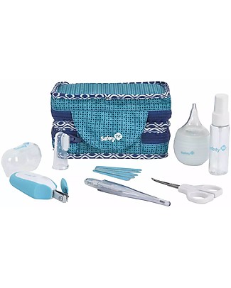 Safety 1st Care and Hygiene Set for Babies - 7 Accessories in a Travel Pochette Kit Toilette Baby