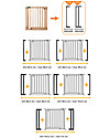 Safety 1st Easy Close 73-80 cm Wooden Baby Gate - Extensible up to 112 cm with separate kit! Safety Gates