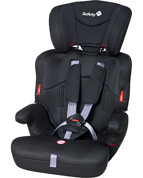Safety 1st Ever Safe + Car Seat, Group 1/2/3 Full Black - 9-36 kg Car Seats Group 2/3