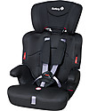 Safety 1st Ever Safe + Car Seat, Group 1/2/3 Full Black - 9-36 kg Car Seats Group 2/3
