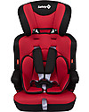 Safety 1st Ever Safe + Car Seat, Group 1/2/3 Full Red - 9-36 kg Car Seats Group 2/3
