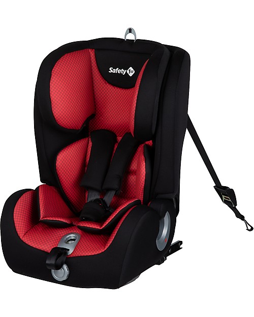 Safety 1st EverFix, Isofix, Car Seat Group 1/2/3, Pixel Red - 9-36 kg Car Seats Group 2/3