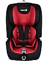 Safety 1st EverFix, Isofix, Car Seat Group 1/2/3, Pixel Red - 9-36 kg Car Seats Group 2/3
