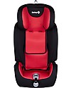 Safety 1st EverFix, Isofix, Car Seat Group 1/2/3, Pixel Red - 9-36 kg Car Seats Group 2/3