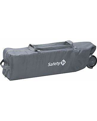 Safety 1st Mini Dreams Travel Bed, Warm Grey - With Storage Compartments! Travel Cots
