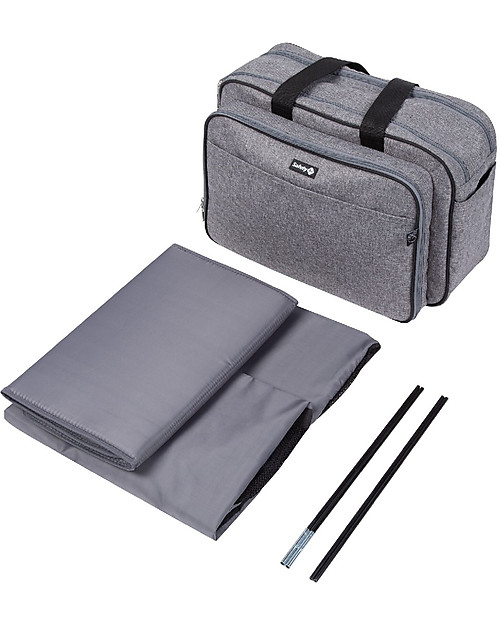 Safety 1st Nap to Go Changing Bag and Bassinet - Grey Diaper Changing Bags