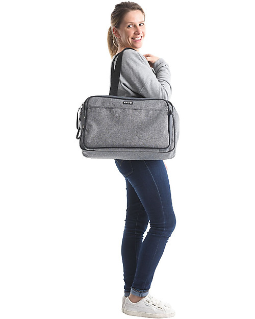Safety 1st Nap to Go Changing Bag and Bassinet - Grey Diaper Changing Bags