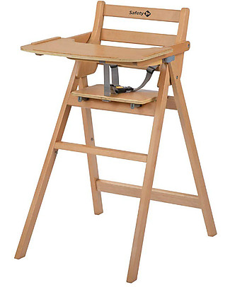 Safety 1st Nordik, Wooden High Chair with Tray, Natural - From 6 months to 3 years High Chairs