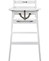 Safety 1st Nordik, Wooden High Chair with Tray, White - From 6 months to 3 years High Chairs