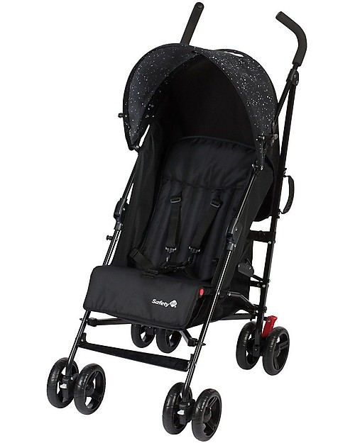Safety 1st Slim Stroller, Splatter Black - Compact and lightweight! Lights Strollers