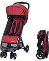 Safety 1st Teeny Stroller, Red - Airplane Hand Luggage Compliant! Lights Strollers