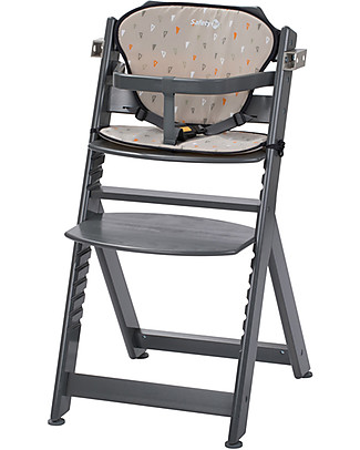 Safety 1st Timba, Evolutive High Chair - Warm Grey - From 6 months to 10 years! High Chairs