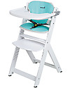 Safety 1st Timba, Evolutive High Chair - White Happy Wood - From 6 months to 10 years! High Chairs