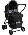 Safety 1st Trio Stroller Roadeo with Pram and Car Seat - Black and Grey - From birth! Trio and Duo Strollers