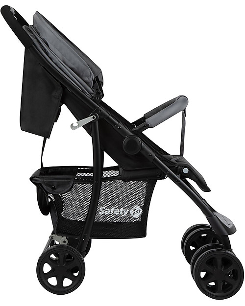 Safety 1st Trio Stroller Roadeo with Pram and Car Seat - Black and Grey -  From birth! unisex (bambini)