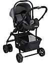 Safety 1st Trio Stroller Roadeo with Pram and Car Seat - Black and Grey - From birth! Trio and Duo Strollers