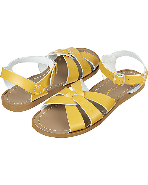 Salt Water Sandals Salt Water Original Sandals Mustard Waterproof Leather unisex bambini