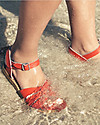 Salt-Water Sandals Salt-Water Original Sandals - Red - Waterproof Leather Sandals