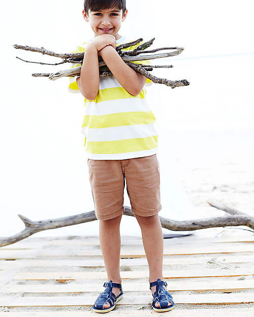 Salt-Water Sandals Salt-Water Shark Sandals - Navy - Waterproof Leather and Extra Protection Sandals