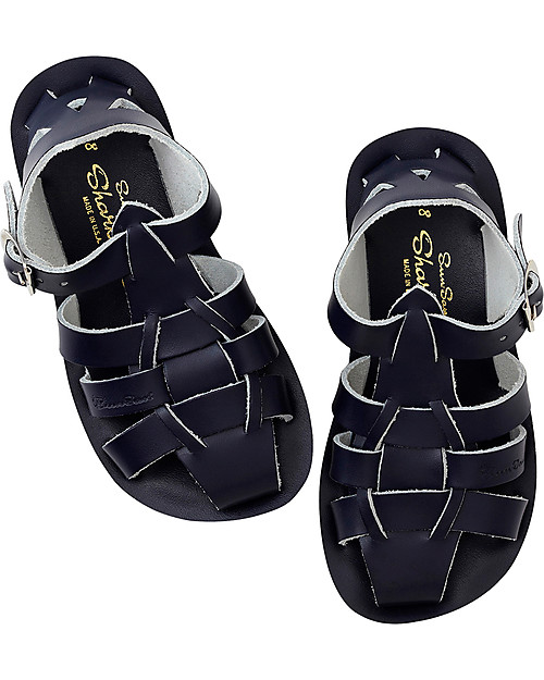 Salt-Water Sandals Salt-Water Shark Sandals - Navy - Waterproof Leather and Extra Protection Sandals