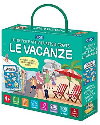 Sassi Junior Arts & Crafts - Le Vacanze - From 4 Years - Stimulates Learning and Coordination Books