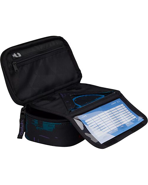 Satch Case - Night Vision - Black and Purple Pencil Cases