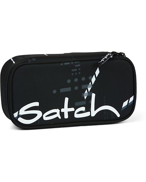 Satch Case - Ninja Matrix - Black and White Pencil Cases