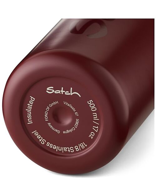 Satch Drinking Bottle - 500 ml - Magenta - The Sustainable Accessory to Quench your Thirst! Thermos Bottles