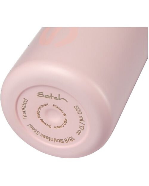 Satch Drinking Bottle - 500 ml - Rose - The Sustainable Accessory to Quench your Thirst! Thermos Bottles