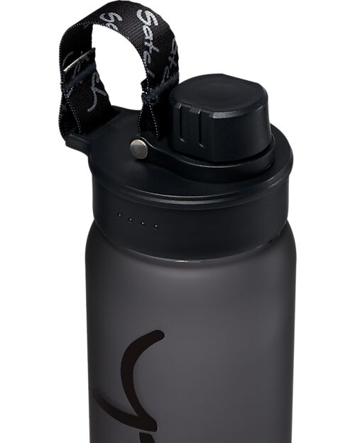 Satch Drinking Bottle - 650 ml - Black - The Sustainable Accessory to Quench your Thirst! Non-Thermal Water Bottles