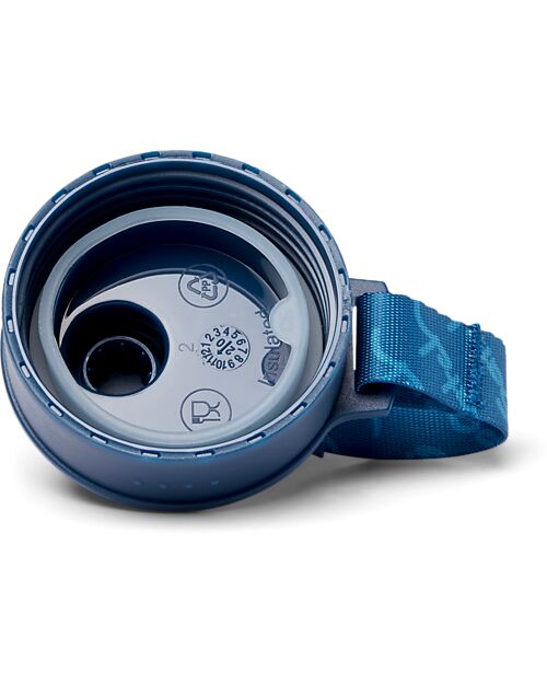 Satch Drinking Bottle - 650 ml - Blue - The Sustainable Accessory to Quench your Thirst! Non-Thermal Water Bottles