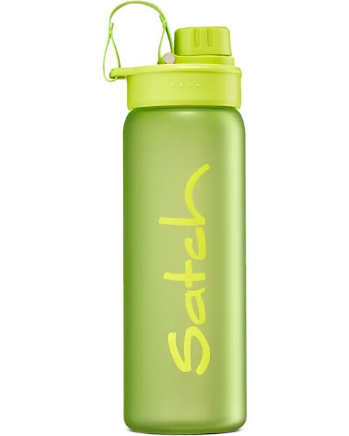 Satch Drinking Bottle - 650 ml - Lime Mint - The Sustainable Accessory to Quench your Thirst! Non-Thermal Water Bottles
