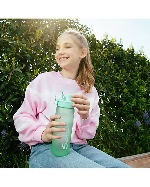 Satch Drinking Bottle - 650 ml - Mint - The Sustainable Accessory to Quench your Thirst! Non-Thermal Water Bottles