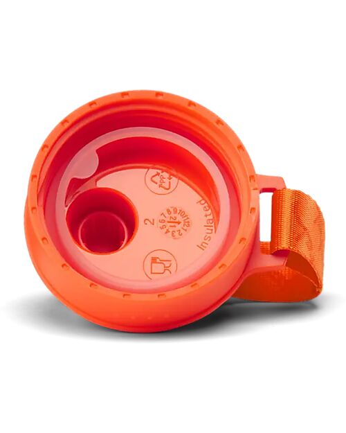 Satch Drinking Bottle - 650 ml - Orange - The Sustainable Accessory to Quench your Thirst! Non-Thermal Water Bottles