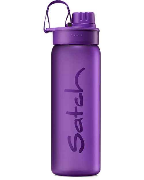 Satch Drinking Bottle - 650 ml - Purple - The Sustainable Accessory to Quench your Thirst! Non-Thermal Water Bottles