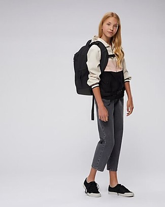 Satch Ergonomic Backpack Air - Blackjack - 28 x 16 x 45 cm - Ecological and Lightweight Large Backpacks