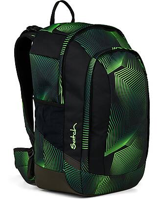 Satch Ergonomic Backpack Air - Seismic Green - 28 x 45 x 16 cm - Ultralight Backpack