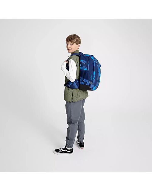 Satch Ergonomic Backpack Air - Troublemaker - 28 x 16 x 45 cm - Ecological and Lightweight Backpack