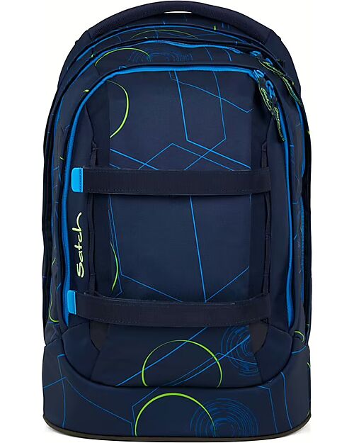 Satch Ergonomic Backpack - Blue Tech - 30 x 45 x 22 cm - Durable and Water-Resistant Backpack