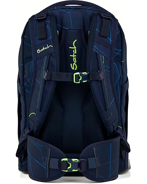 Satch Ergonomic Backpack - Blue Tech - 30 x 45 x 22 cm - Durable and Water-Resistant Backpack