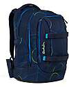 Satch Ergonomic Backpack - Blue Tech - 30 x 45 x 22 cm - Durable and Water-Resistant Backpack