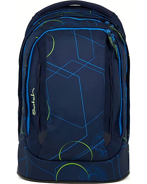 Satch Ergonomic Backpack - Blue Tech - 30 x 45 x 22 cm - Durable and Water-Resistant Backpack
