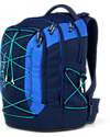 Satch Ergonomic Backpack - Crossed Blue - 30 x 45 x 22 cm - Durable and Water-Resistant Backpack