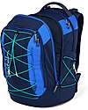 Satch Ergonomic Backpack - Crossed Blue - 30 x 45 x 22 cm - Durable and Water-Resistant Backpack