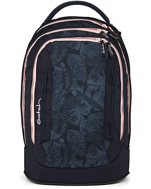 Satch Ergonomic Backpack - Midnight Jungle - 30x27x45 cm - Durable and Water-Resistant Backpack