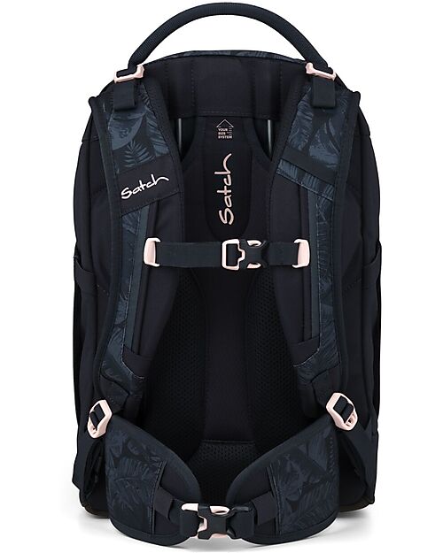 Satch Ergonomic Backpack - Midnight Jungle - 30x27x45 cm - Durable and Water-Resistant Backpack