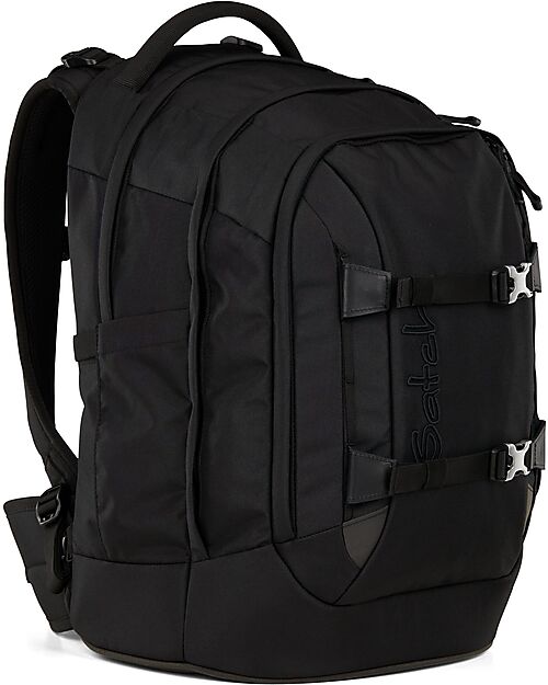 Satch Ergonomic Backpack - Nordic Black - 30 x 45 x 22 cm - Durable and Water-Resistant Backpack