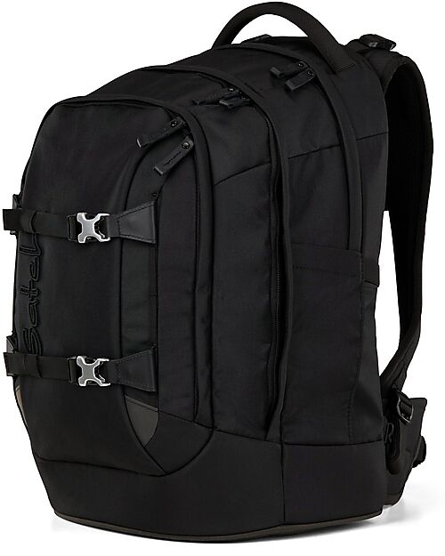 Satch Ergonomic Backpack - Nordic Black - 30 x 45 x 22 cm - Durable and Water-Resistant Backpack