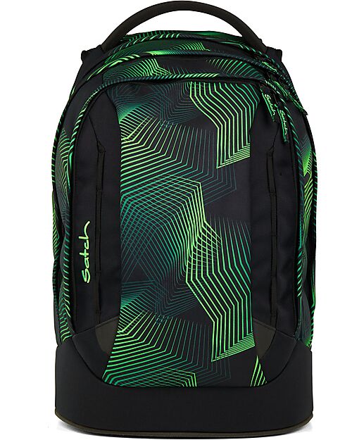 Satch Ergonomic Backpack - Seismic Green - 30 x 45 x 22 cm - Durable and Water-Resistant Backpack