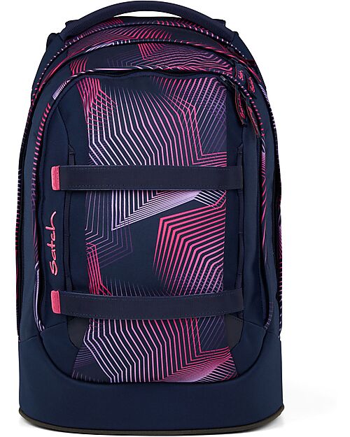 Satch Ergonomic Backpack - Seismic Pink - 30 x 45 x 22 cm - Durable and Water-Resistant Backpack